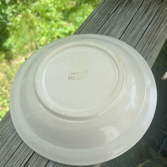 Cape Cod Chatham Pottery Hydrangea Plate 8” Width X 1.5” Height - Picture 6 of 16